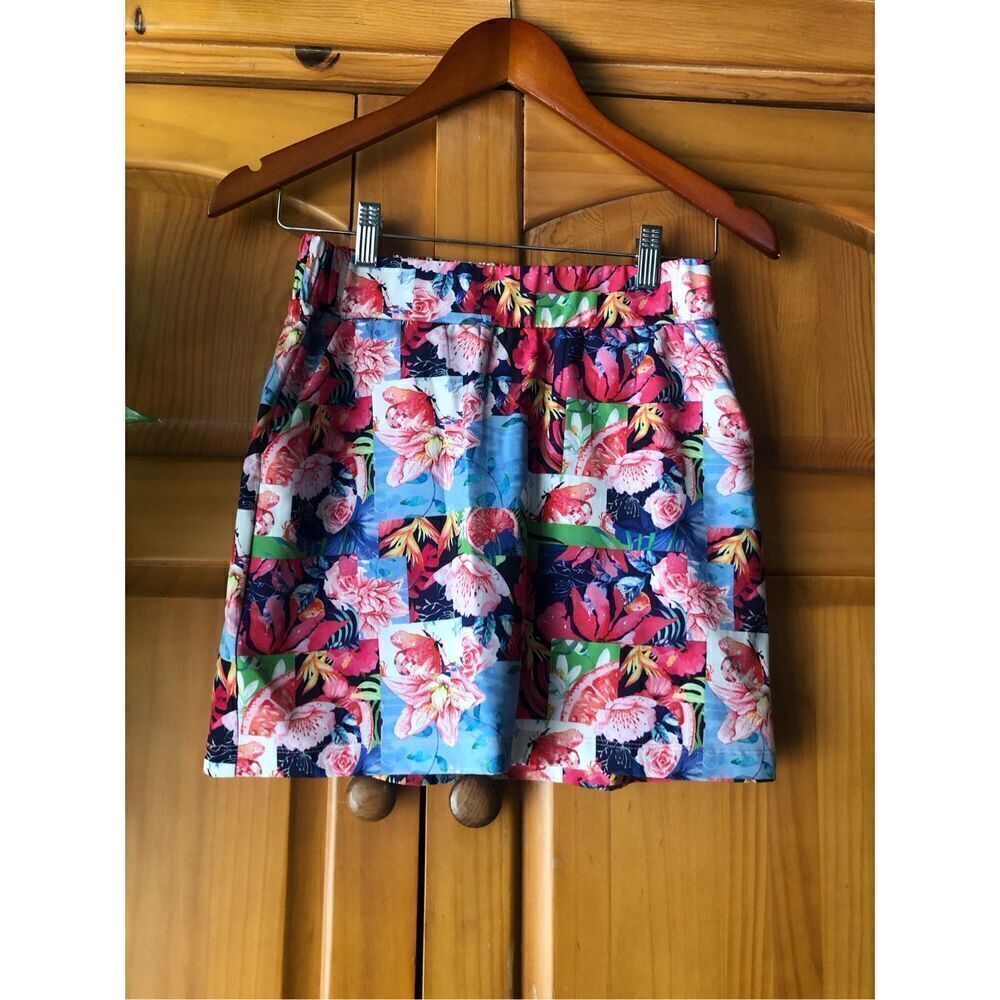 Kyodan Golf Floral Patchwork Print Performance Tennis Skort Womens SZ XS